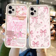 NA-66 Pink Bow Pattern Shockproof Casing for Xiaomi Redmi Note Turbo 3 12 POCO X5 F5 F6