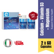 EUROBIO Bio-LiquiCal D Plus Magnesium (60 capsules) | Calcium Supplement Calcium D3 Vitamin D3 Bone 