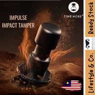 TIMEMORE Impulse Impact Coffee Tamper 58.4mm – Flat Base Espresso Tamper with Rebound Force for Effo