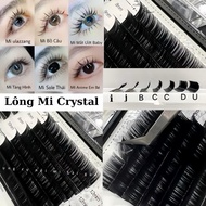 Mix eyelashes (8-15) curvature J,B,C,CC, D, L _ Eyelash extension tools _ Mi Tam eyelash extension a