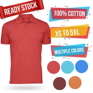 Polo Shirt- 5 Colors- XS to 5XL- Ready Stock