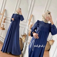 Moana Dress Cringkle Gamis Busui Cringkle Airflow LD 120