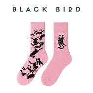 Blackbird High Socks - Funny Cat Socks