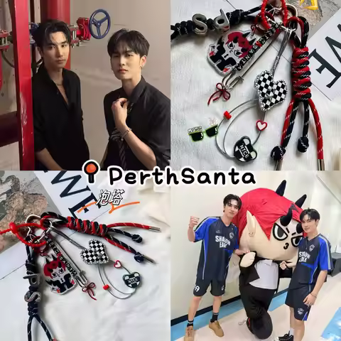 2026 New Arrival Thai Star Perthsanta Domiia Thai TV Perfect 10 Liners Dangerous Bag Decoration Acce