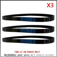 ROKETA X 3 788 17 28 DRIVE BELT For GY6 50CC 4 STROKE SCOOTER TAOTAO SCHWINN TANK VIP  JMSTAR