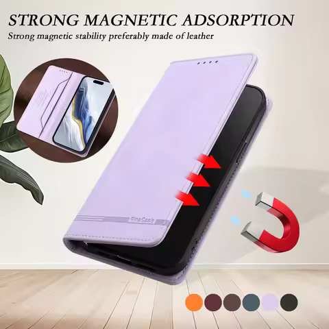 Wallet Strong Magnetic Card Slot Flip Leather Case For Sharp Aquos Wish 4 5 R10 R9 Pro Sense 9 Zero 