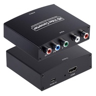 YPbPr to HDMI Converter, Component to HDMI, RGB to HDMI Converter Supports 4K Video Audio Converter 