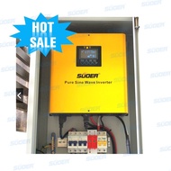 brand new Suoer 12v 1500VA 1000W 1000 Watt 1KW 3KW 5KW hybrid solar inverter with 20A AC charger pur