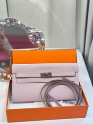 二手98%New💜Hermes Kelly To Go 夢幻紫 銀扣 Epsom Stamp U✔️Full set