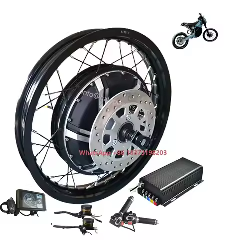 72v 96v QS 273 V3 12000w 15000w Rear Wheel E Motorcycle Motor Kit 12kw Electric Bike Conversion 15kw