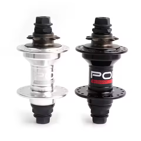 POLSO BH014 BMX Hub 100x3/8 110x3/8 BMX Front and 9T Rear Hubs Black Silver BMX Hub
