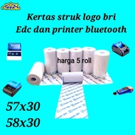 5 rolls Thermal paper edc receipt paper 57x30 58x30 thermal paper receipt paper 58mm thermal paper