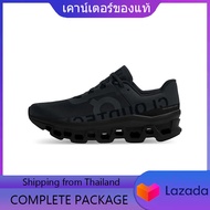 ของแท้อย่างเป็นทางการ On Running Cloudmonster Triple Black Sneakers 61.99025 รองเท้าผ้าใบผู้ชาย รองเ