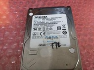 筆電型2.5吋 東芝TOSHIBA 硬碟 1TB 故障品 不退不保