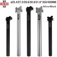 UNO Xe Đạp Đường Núi MTB Siêu Nhẹ 6061-T6 Đầu Thẳng Float 27.2 30.9 31.6 Mm Ống Yên Xe Seatpost Bạc 