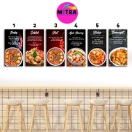 Seblak Food Wall Decoration Cafe Poster Restaurant Decoration Cafe Trendy Menu Cafe Cafe Display