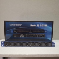 DusenBerg EQ 215SUB Graphic Equalizer 2x15 Channel With Sub out