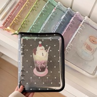 Sweet Pattern Zip File (File Only) A5 Size 6 Rings Photo Album Card (AD) A10