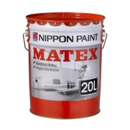 Nippon Matex 9102 Interior Emulsion Paint 20L White Anti-Fungus Wall Paint for Residential & Commerc