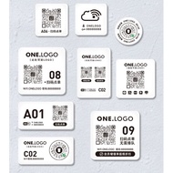 Customized Scan Code Ordering QR Code Table Sticker QR Code Customized Coffee Desktop Ordering Code 