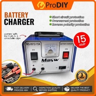 MS0612 6V/12V 15AMP Car Battery Charger Battery Charger 12V Short Circuit Protection Charger With Cr