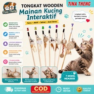 Interactive Cat Toys "TACTICAL STICK WOODEN" Cat Toys CAT TOYS WOODEN STICK Cat Teaser Cat Toys Cat 