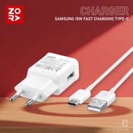 ZORA CHARGER TYPE C USB C 15W CHARGER SAMSUNG TYPE C FAST CHARGING 2A/5V / CHARGER S8 NOTE 8 NOTE 9 