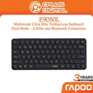 Rapoo E9050L Multi-Device 78-Key Ultra-Thin Wireless Keyboard, Support 4 Devices,  Quiet, for Window