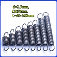 Tension spring/spring d=2.5mm,OD20mm,L=60~200mm tension springs with hooks,apply to garage door,bunn