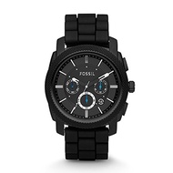 Fossil Men s Machine Stainless Steel and Silicone Chronograph Quartz Watch
