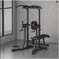 多功能帶靠背單槓引體上升器 (連健身椅款) | 高度可調節 | 多項健身訓練適用