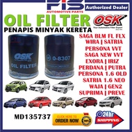 FIS Oil Filter Proton Gen2 Saga BLM FLX Waja Wira Persona Exora Iswara Iriz Preve MD135737 Penapis M