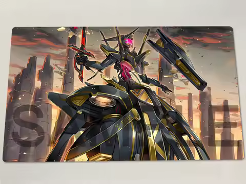 YuGiOh Sky Striker Ace - Zeke Mat TCG CCG Mat Board Game Playmat Trading Card Game Mat Rubber Anime 