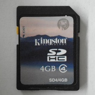Kingston Kingston Kingston 4GB SDHC Memory Card Memory Card class4