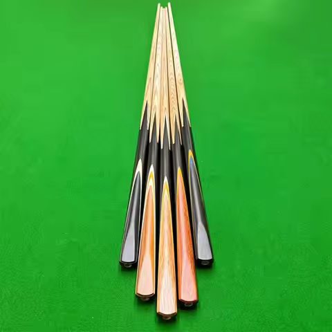 Handmade Ash Wood One Piece Snooker Cue 9.5mm Tip Professional Single Billiard Cue Stick for Club an