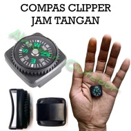 Compass watch clipper