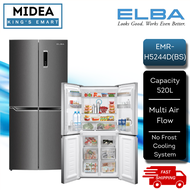 [Delivery by Seller] Elba 520L Multi Door Italy Fridge 4 Door Inverter Refrigerator EMR-G5244D(SV) I