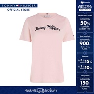 Tommy Hilfiger เสื้อยืด ผู้หญิง รุ่น WW0WW42589 TIO - สีชมพู ทรง Regular Fit