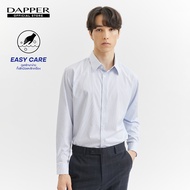 DAPPER เสื้อเชิ้ตแขนยาว EASY CARE ลายทาง ทรง Regular Fit สีฟ้า