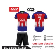 Futsal jersey printing, soccer jersey, soccer jersey, volleyball jersey, badminton jersey (can be pu