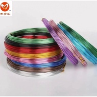 1mm Colorful Aluminum Wire Soft Aluminum Wire Creative Aluminum Wire Braided Crafts Modeling Wire Fi