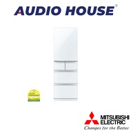 MITSUBISHI MR-B46G-W-P  447L 5 DOOR FRIDGE CRYSTAL PURE WHITE  3 TICKS  W600xH1821xD6999MM 1 YEAR WA