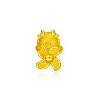 CHOW TAI FOOK (SINGLE-SIDE) Chow Tai Fook 999 Pure Gold Earring - Zodiac Dragon R33670