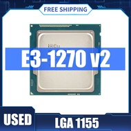 ใช้เกือบต้นฉบับ Intel Xeon V2ซีรีส์ E3 1270 V2 E3 1270V 2เดสก์ท็อปเซอร์เวอร์ E3-1270v2โปรเซสเซอร์ซีพียู3.5 GHz Quad-Core Processor 8M 69W LGA 1155เมนบอร์ด B75รองรับ