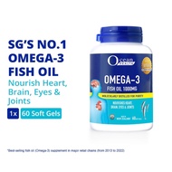 Ocean Health Omega 3 Fish Oil 1000mg 60s Halal-Certified