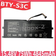 BTY-S3C 15.48V 75Wh 4845mAh Laptop Battery For MSI PRESTIGE 13 AI EVO A1MG-007FR 010AU 070PL A12M-01