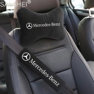 For Mercedes Benz W204 W124 W201 W202 W212 W220 W205 GLA Accessories Car Neck Headrest Pillow Cushion Seat Head Support Neck Protector