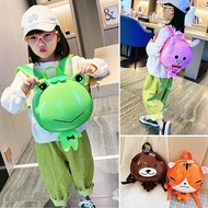 beg sekolah hitam beg sekolah roda beg sekolah Anti-lost Schoolbag Cartoon Kindergarten Baby Boys Gi