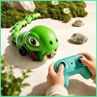 Snake Eating Blocks Vehicle Toy Remote Control USB Rechargeable Sound Light Remote Control Eating Sn
