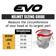 EVO GT-PRO (PEARL WHITE) FULL FACE HELMET